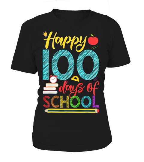 Happy 100 Days Of School Shirt For Teacher Or Child Women's T-Shirt