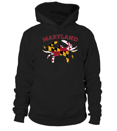 Maryland State Blue Crab Pride Flag T-shirt Hoodie Unisex