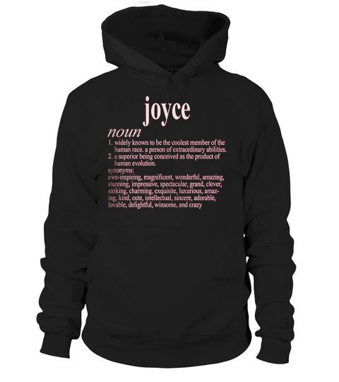 Vintage Style Joyce Funny First Name Definition Hoodie Unisex