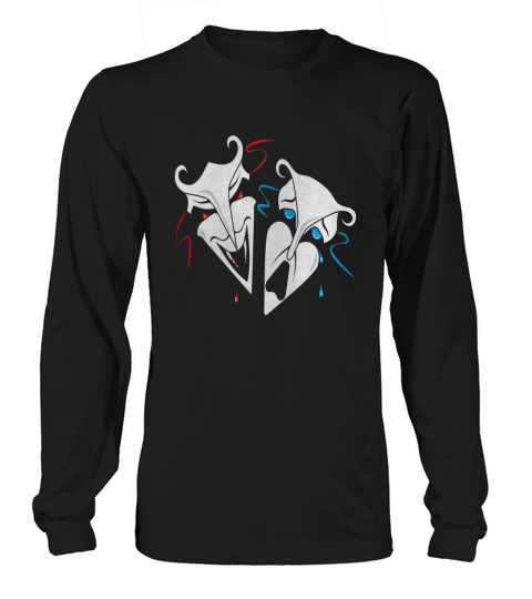 comedy and tragedy Long sleeved Unisex