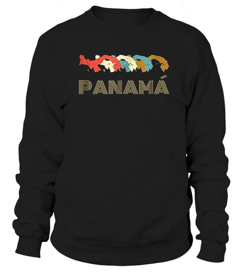Vintage Panama Map Sweatshirt Unisex