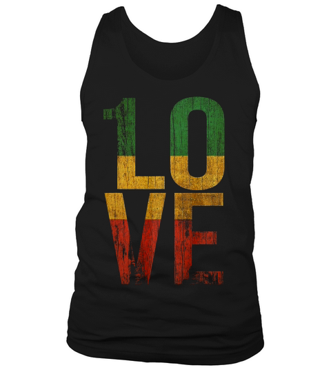1 Love T Shirt For Roots Rock Reggae Rasta Music Tank Top Unisex