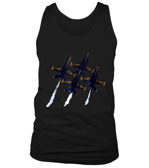 Blue Angels Diamond Formation Navy Tee Shirt Tank Top Unisex