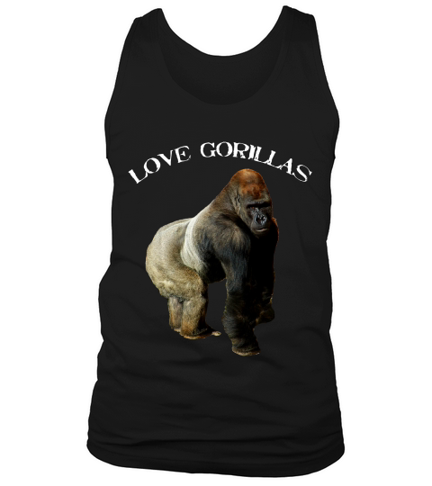 Love Gorillas Zoo Silverback Gorilla T-shirt Tank Top Unisex