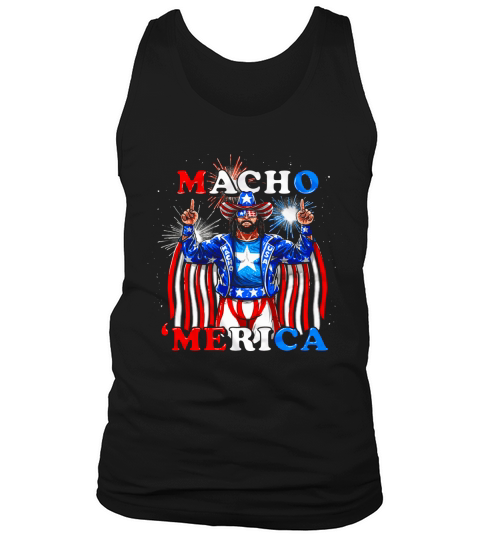 Macho Merica Usa Randy Savage America Man Tank Top Unisex