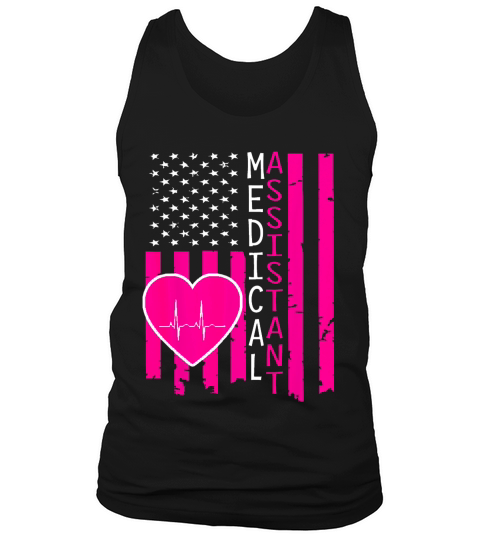 Medical Assistant American Flag Medical Assistant T-shirt Tank Top Unisex