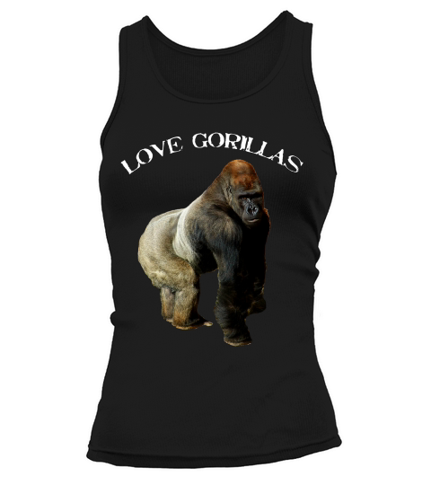 Love Gorillas Zoo Silverback Gorilla T-shirt Tank top Woman