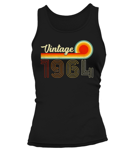 Vintage Born In 1964 Retro Tank top Woman