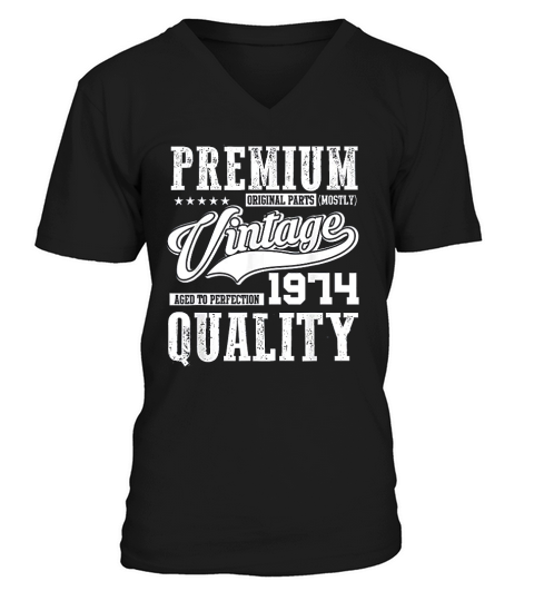 1974 Vintage Originals Parts Mostly V-Neck T-shirt