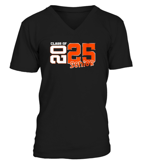 Class Of 2025 Senior 2025 Graduation Last Day Senior 25 V-Neck T-shirt
