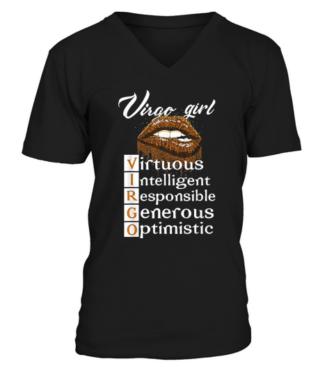 Lips Biting Sexy Virgo Are Amazing their Name Says It All V-Neck T-shirt