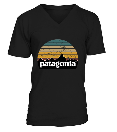 Patagonia Boys Capilene Cool Daily Vintage Patagonia T Shirt V-Neck T-shirt