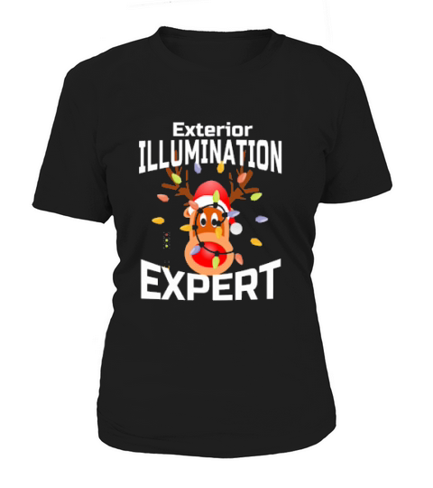 Exterior Illumination Expert For Christmas Lights Experts Women's T-Shirt