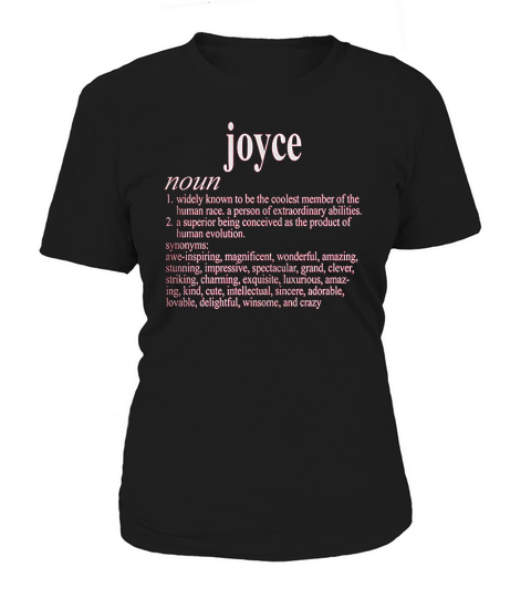 Vintage Style Joyce Funny First Name Definition Women's T-Shirt