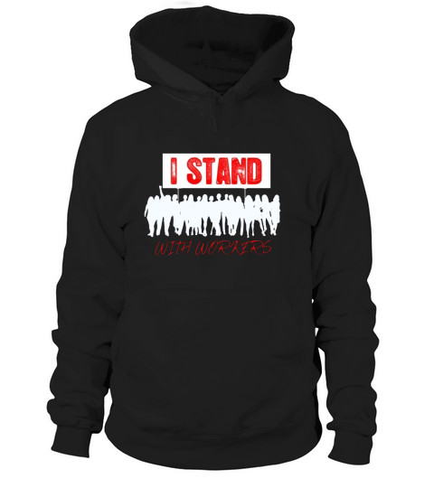 Labor Union of America Pro Union Worker Protest Dark  3 Hoodie Unisex