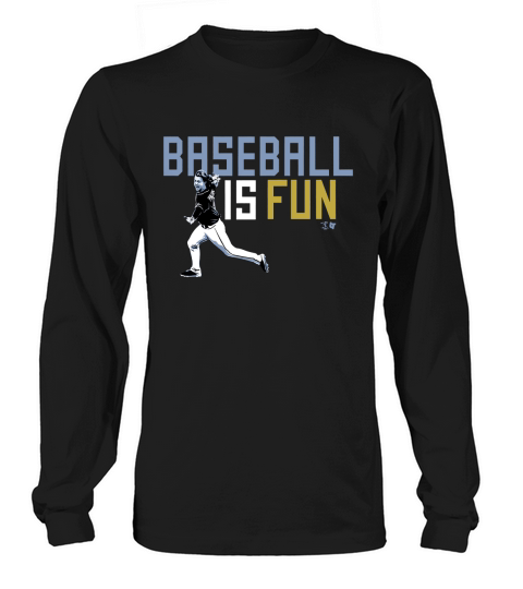 Baseball Is Fun Long sleeved Unisex