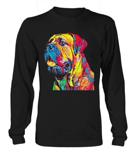Cane Corso  Italian Mastiff Dog Head Long sleeved Unisex
