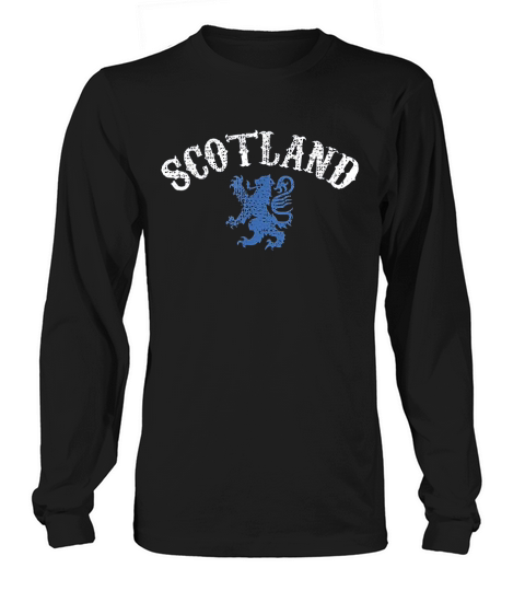 Scotland Scottish United Kingdom Uk Eu Europe Vintage Long sleeved Unisex