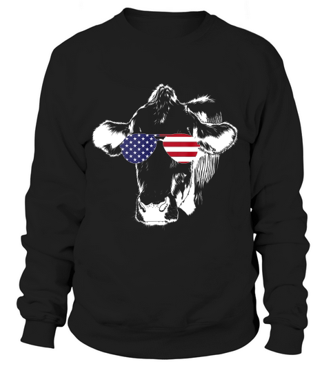 4th Of July T Shirt Vintage Cow Lover Usa Merica Murica Usa Sweatshirt Unisex