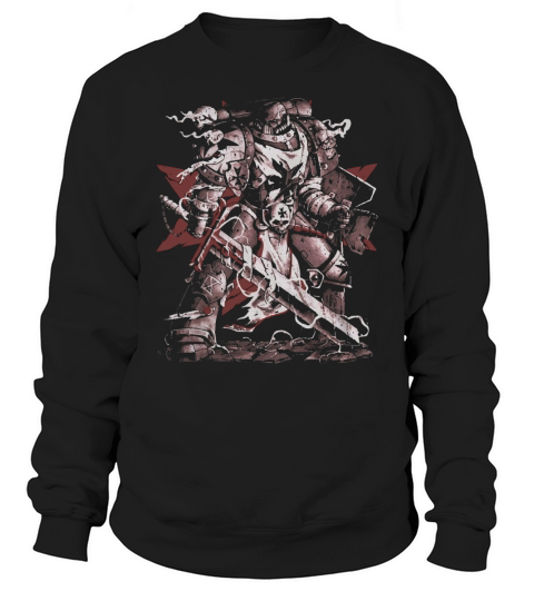 Warrior Shirt - Warhammer Black Templars - Warrior Sweatshirt Unisex