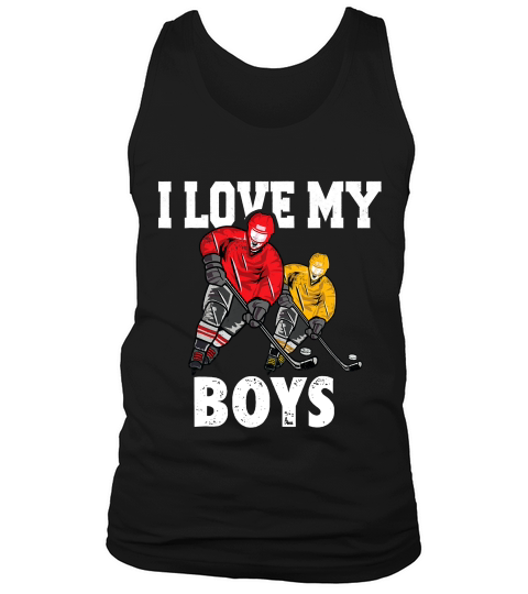 Hockey Shirt Vintage Gifts For Dad And Mom Tank Top Unisex