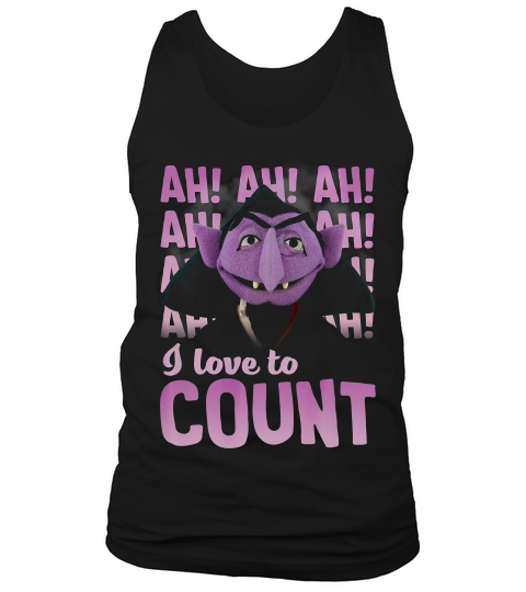 Sesame Street The Count Ah! Ah! Ah! T-shirt Tank Top Unisex