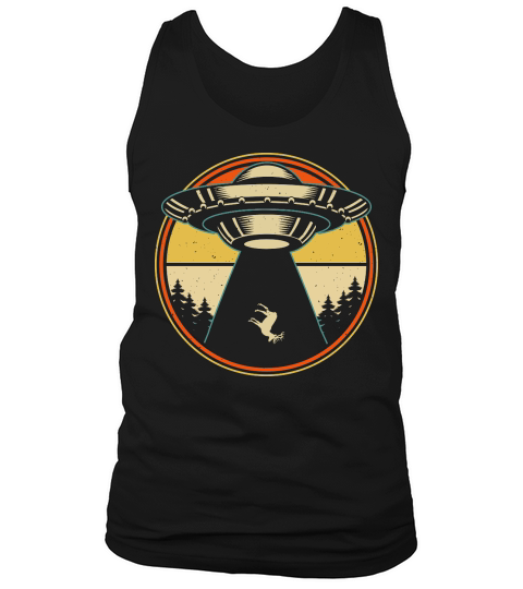 Vintage UFO Alien 19 Tank Top Unisex