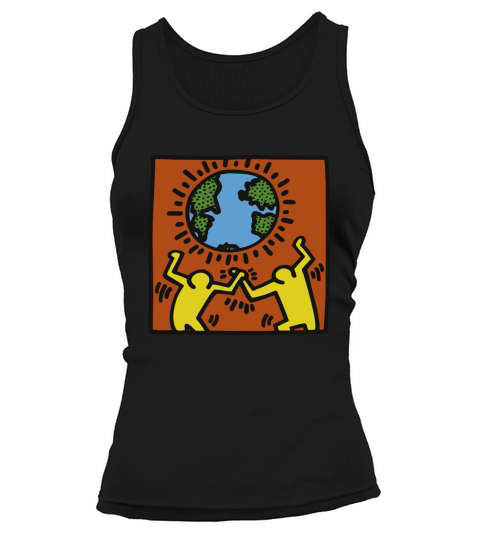 Keith Haring Funny Earth Tank top Woman