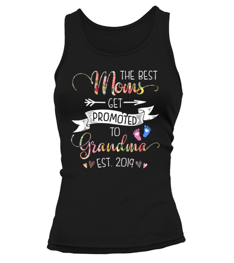 Promoted to Grandma Est 2019 New Grandma Tank top Woman