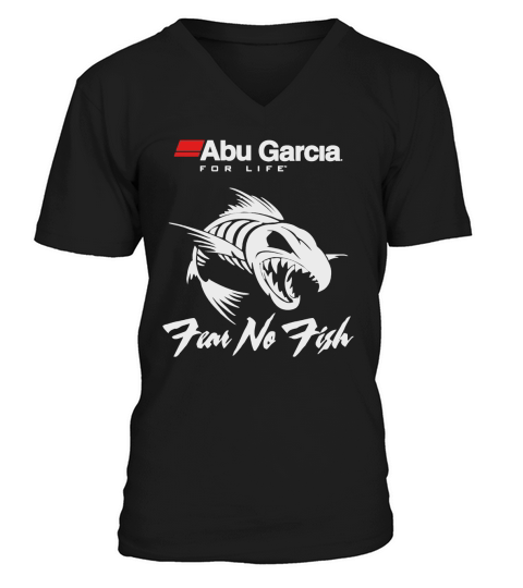 Abu Garcia for life Fear No Fish V-Neck T-shirt