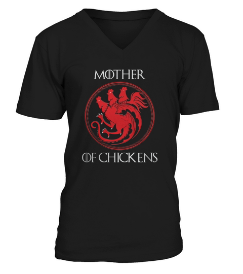Cho-mother Of Chickens V-Neck T-shirt