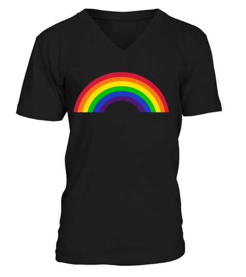 Rainbow T-Shirt Unisex V-Neck T-shirt