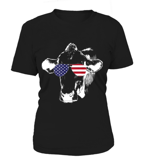 4th Of July T Shirt Vintage Cow Lover Usa Merica Murica Usa Women's T-Shirt