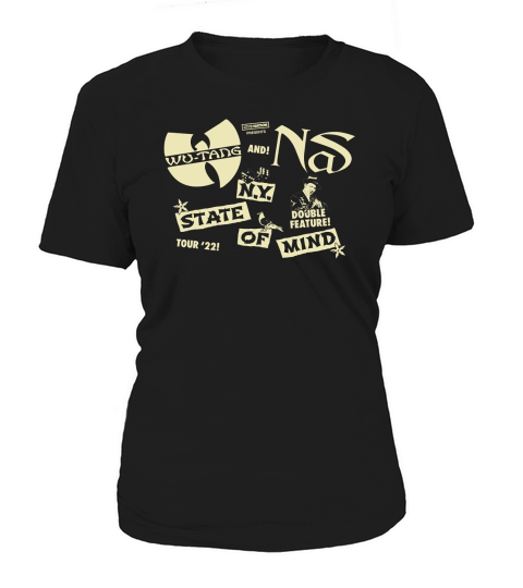 Art Wu Tang Clan Ny State Of Mind Tour 2022 Double Side Unisex T-Shirt Women's T-Shirt