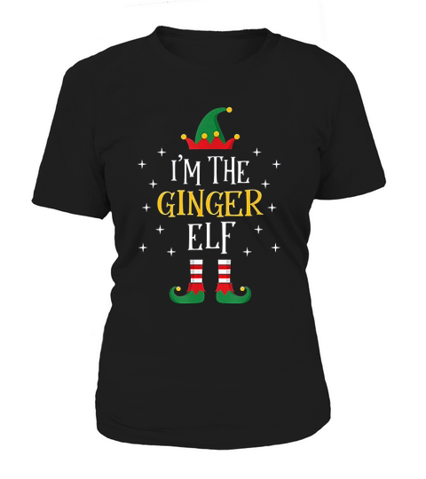 Im The Ginger Elf Funny Xmas Gift Family Group Women's T-Shirt