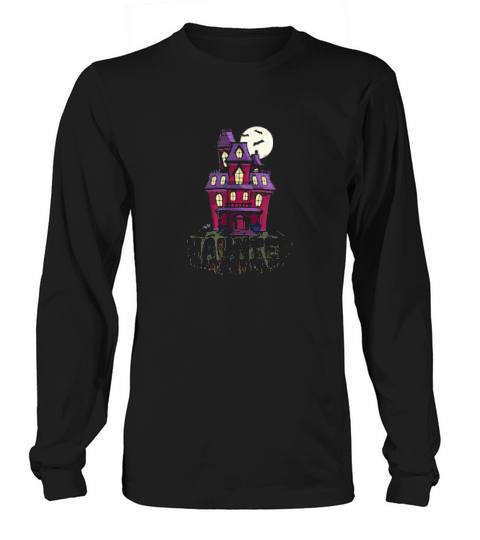 Great Halloween Haunted House Trick Treat Dream Mansion Wear Long sleeved Unisex