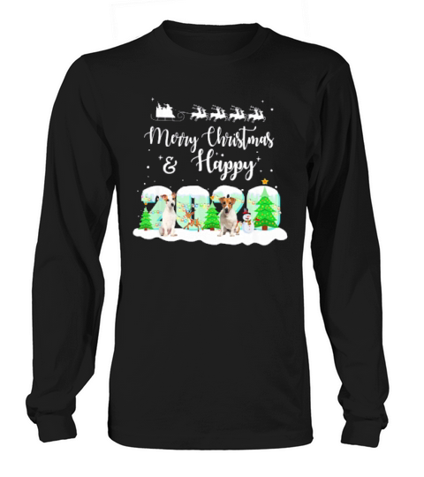 Jack Russell Terrier Merry Christmas And Happy 2020 Costume Long sleeved Unisex