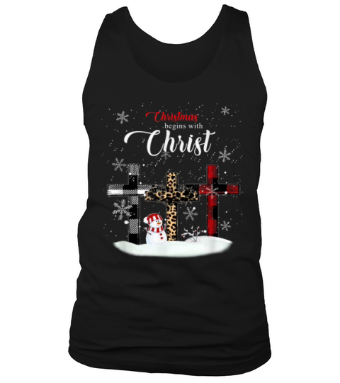 Awesome Christmas Begins With Christ Xmas Gift Sweater Tank Top Unisex