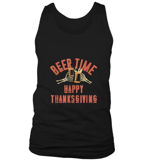 To Beer Or Not To Beer Time Happy Thanksgiving 2020 Vintage Tank Top Unisex
