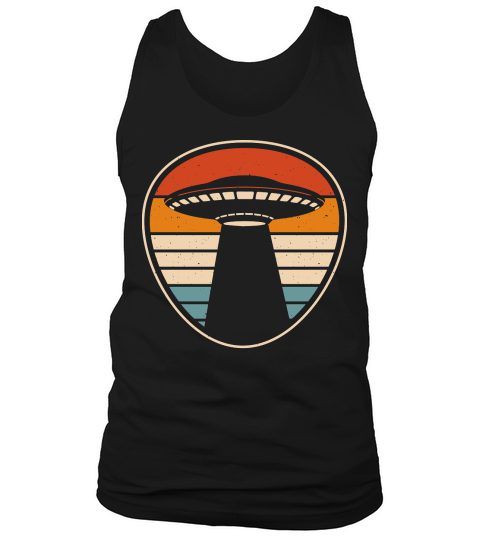 Vintage UFO Alien 12 Tank Top Unisex