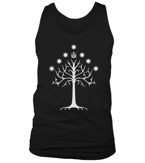 WHITE TREE OF GONDOR THE LORD OF THE RING LORD OF THE RING LOTR GONDORTREE WHITE TREE Tank Top Unisex