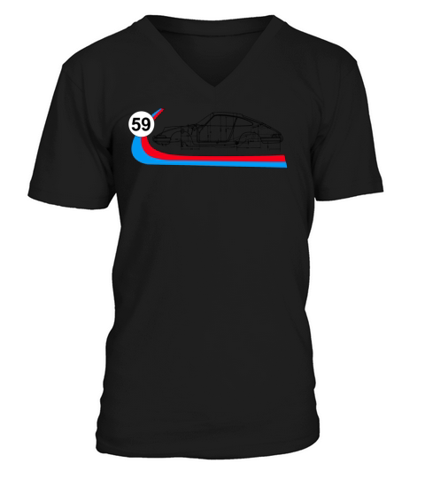 59 Vintage 911 Racing T-Shirt Unisex V-Neck T-shirt