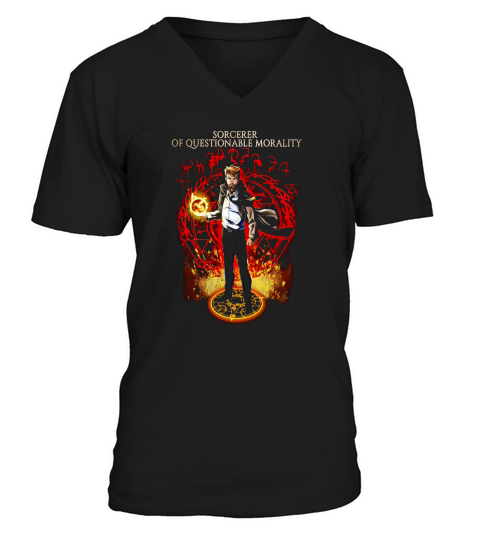Sorcerer Of Questionable Morality John Constantine Hellblazer Trending Unisex T - Shirt V-Neck T-shirt