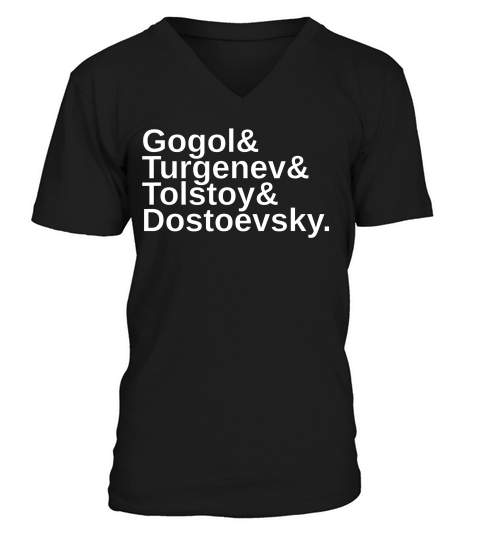 The Russian Literature List T-shirt V-Neck T-shirt