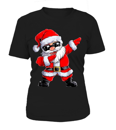 Dabbing Santa Claus Hip Hop Dance Christmas Tshirt Xmas Gift Women's T-Shirt