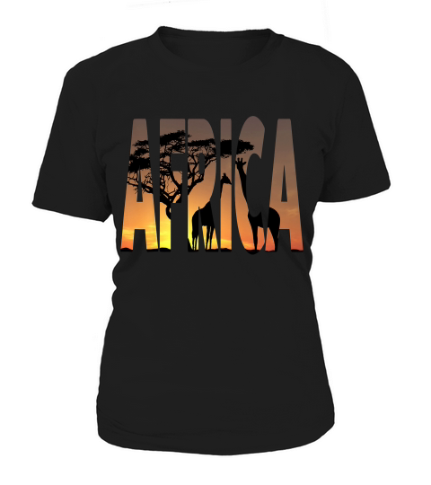 Giraffe Africa African Safari Savannah Wildlife Animal Prid T-shirt Women's T-Shirt