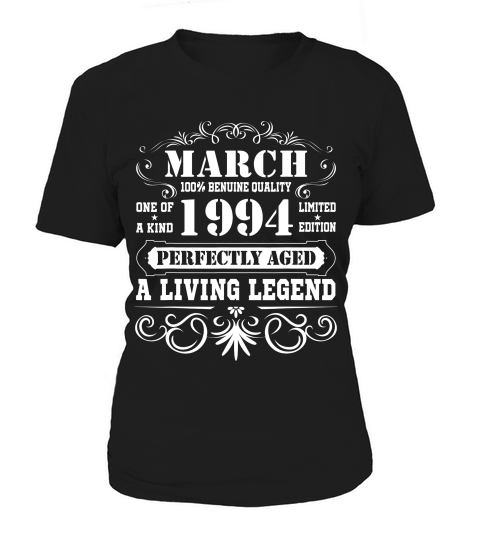 March 1994 Retro Vintage 25th Birthday Decorations T-shirt Women's T-Shirt
