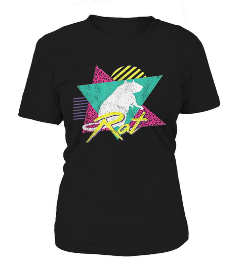 Vintage Retro 80s Or 90s Cool Rat Women's T-Shirt