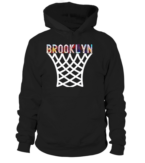 Brooklyn Basketball Game Nets Fan Retro Vintage Bball Sport Hoodie Unisex