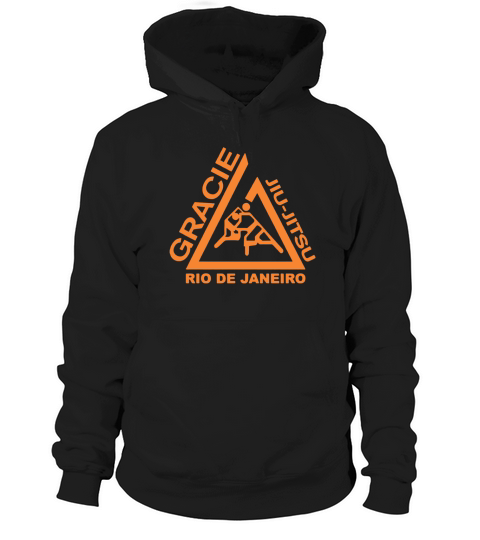 Gracie jiu Jitsu Mens Cool Juijitsu Hoodie Unisex